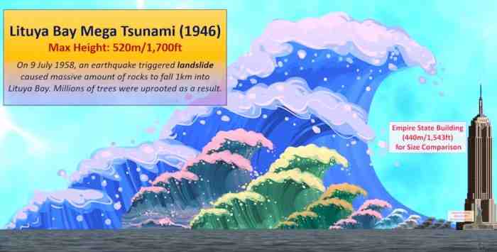 Quel a été le plus grand tsunami au monde ?