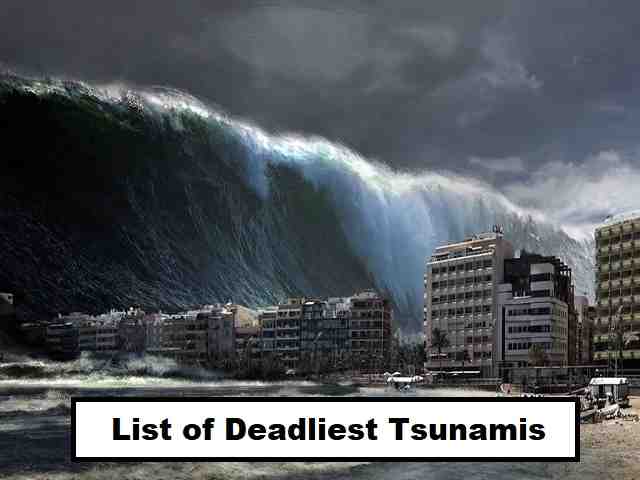 Comment peut se produit un tsunami ?
