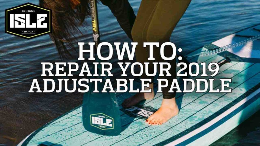 Comment réparer un paddle rigide ?